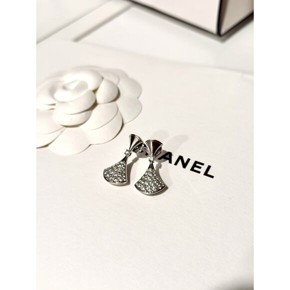 Bvlga*l style Divas' Dream earrings in silver - Picture 1 of 6